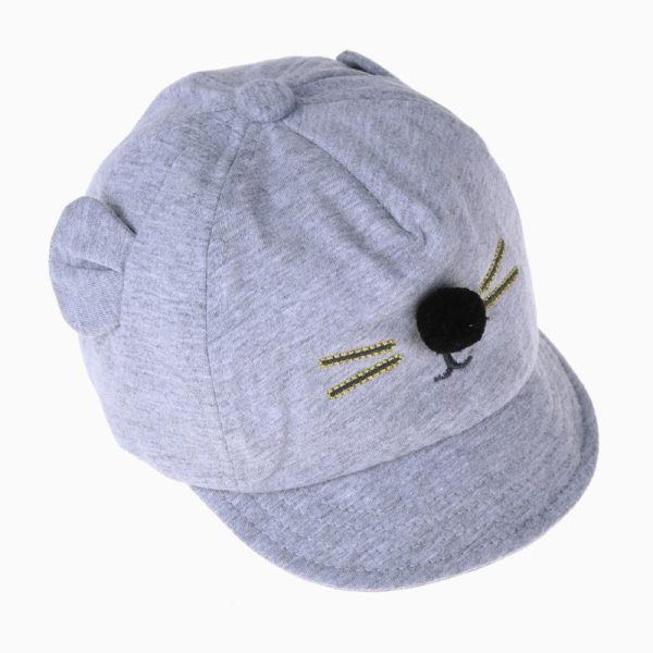 Baseball Cap With Cartoon Cat - Image 2