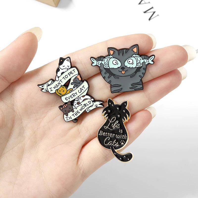 life-is-better-with-cats-enamel-pin-cust_main-5 Cute Cat Brooches