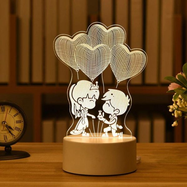 3D Acrylic LED Night Lamp - Image 4