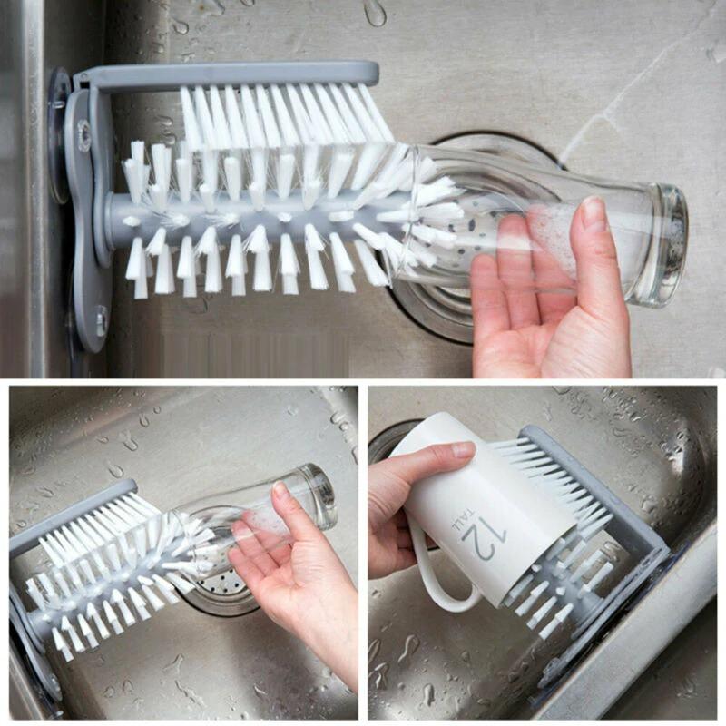 Cups Glass Cleaning Brush