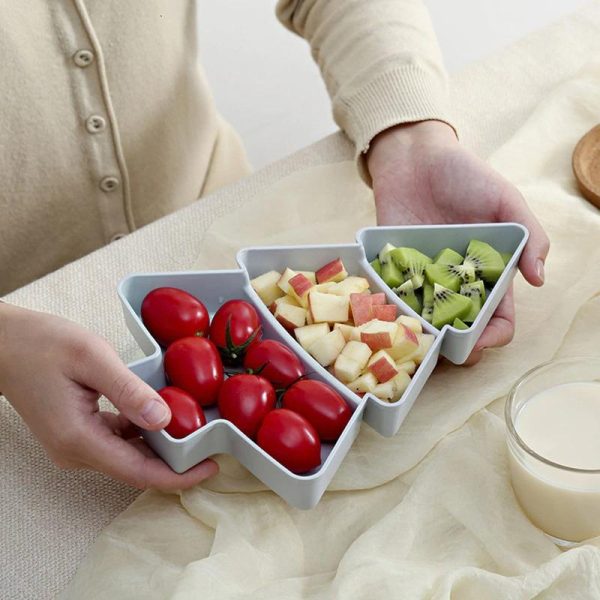 Creative Christmas Tree Shape Serving Tray - Image 2
