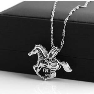 Luminous Horse Necklace