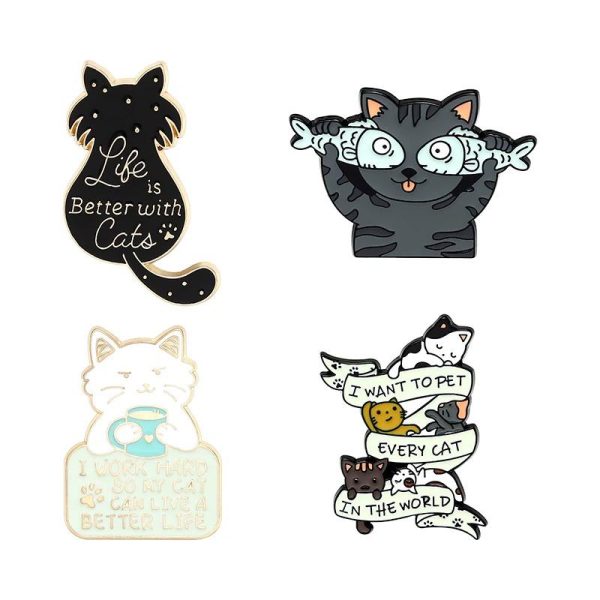 Cute Cat Brooches - Image 2