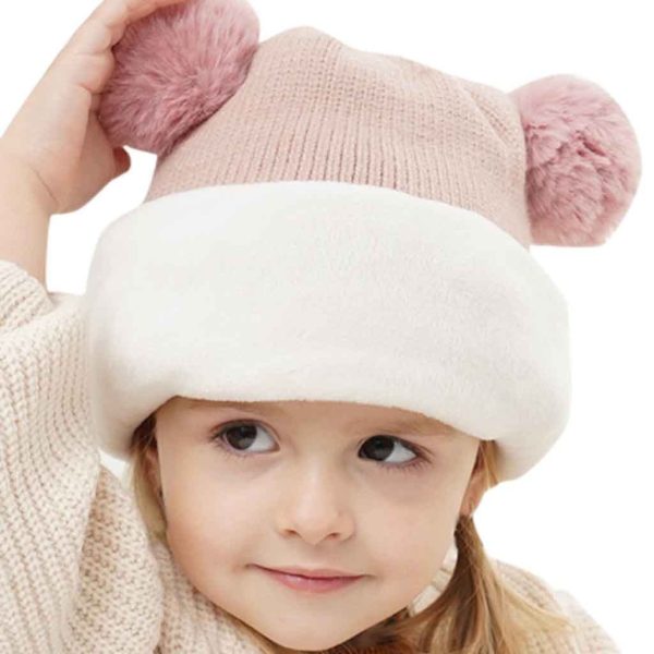 Children Hats Pom Pom Ball - Image 4