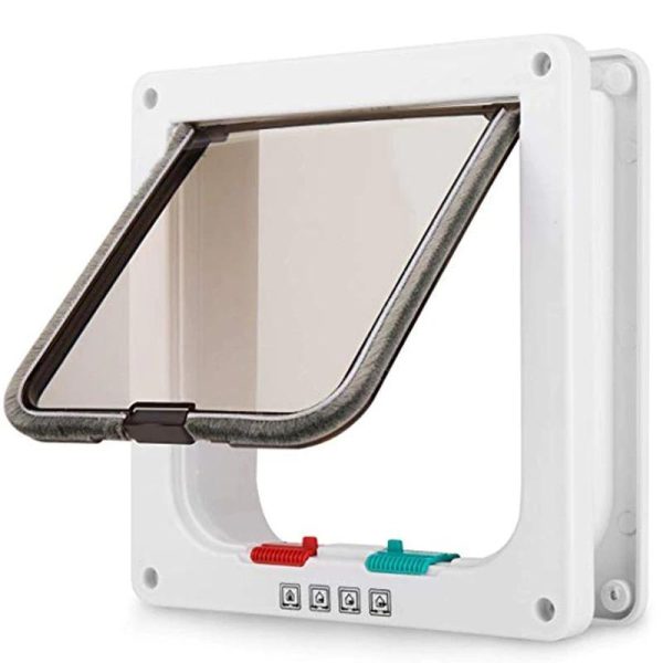 Cat Flap Door With 4 Way Lock Security - Image 2