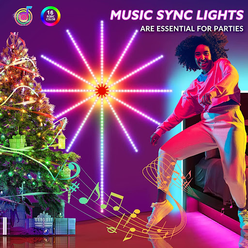 smart firework led lights