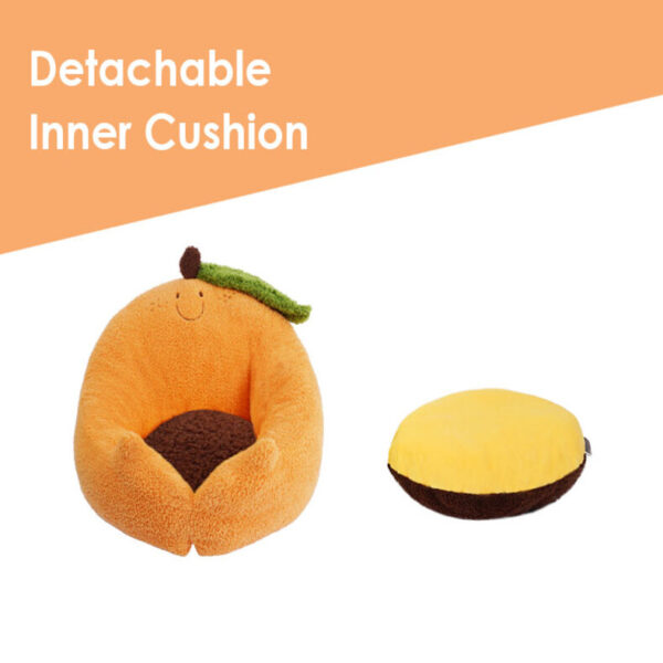 orange cat bed 22