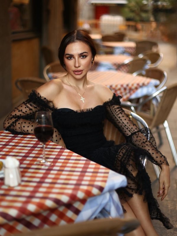 crana mesh midi dress 12