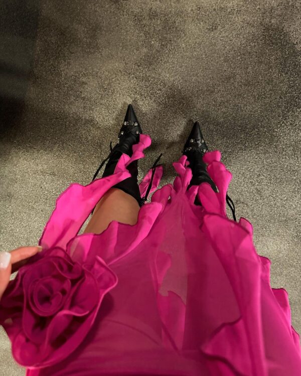 haia pink midi dress 300