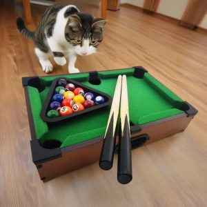 mini pool table interactive cat toy 111