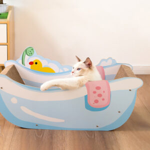 bathtub cardboard cat scratcher 1000