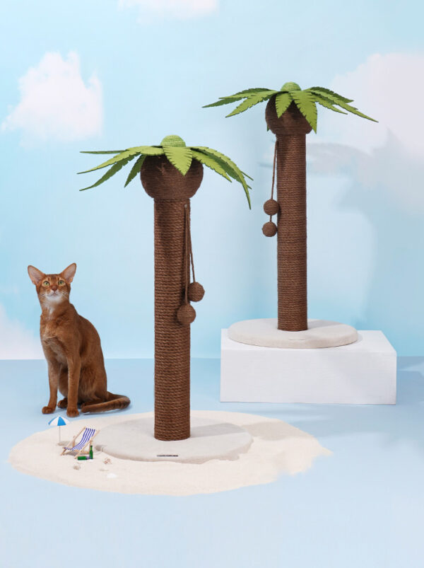 coconut palm scratching post 2