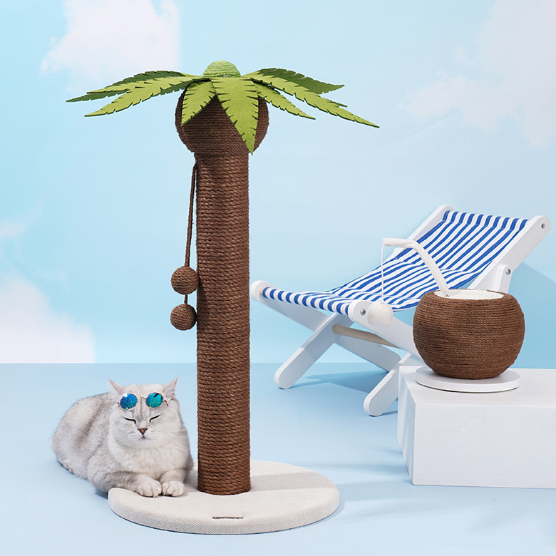 coconut palm scratching post 4