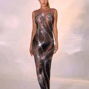 emmaline rhinestone mesh maxi dress 1 emmaline rhinestone mesh maxi dress 1