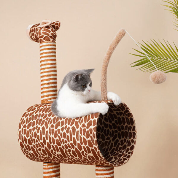 giraffe cat tree 6