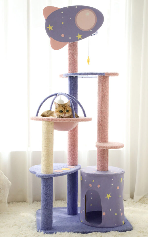 space travel cat tree 3