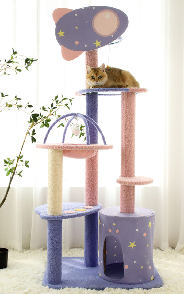 space travel cat tree 4