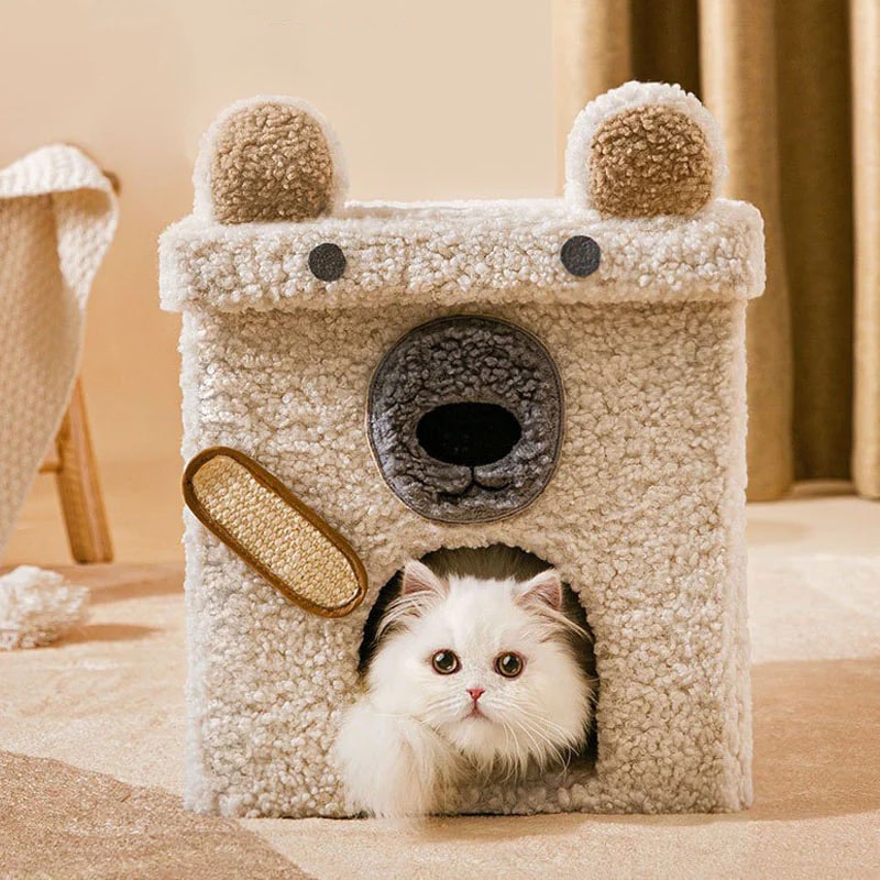 animal series foldable soft cat cave house 1 animal series foldable soft cat cave house 1