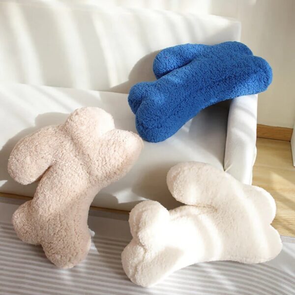 bunny shape plush sofa decoration pillow 2