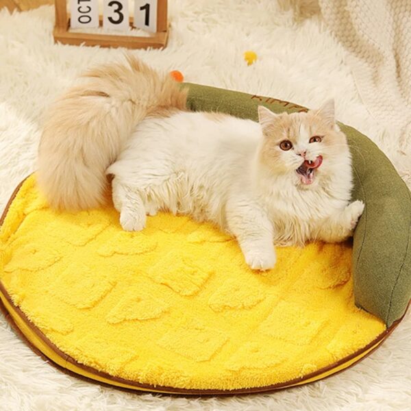 calming raised dog & cat pillow bed 6