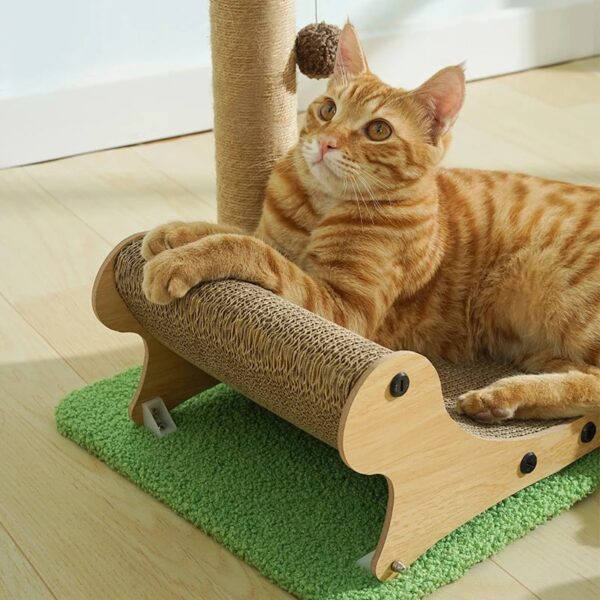 coconut tree with cat scratching bed 33