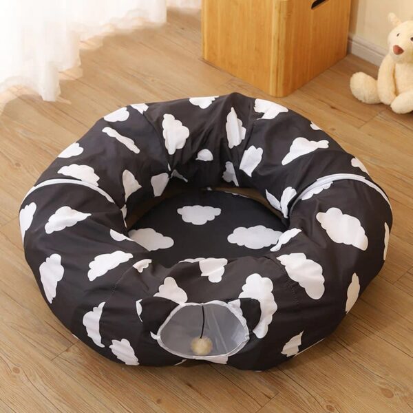 cool breathable foldable cat tunnel bed 13