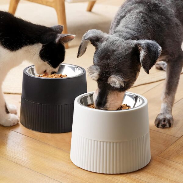 elevated stainless steel pet bowl 4