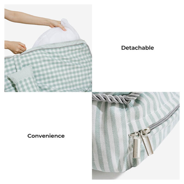 fashion checkered pattern washable dog & cat bed 5
