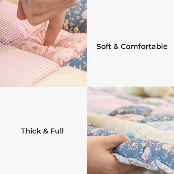 floral handmade pure cotton protective couch cover 3