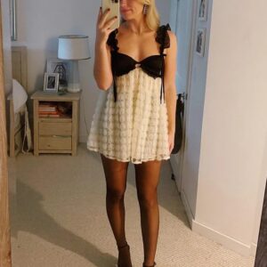 flower lace backless mini dress 2 flower lace backless mini dress 2