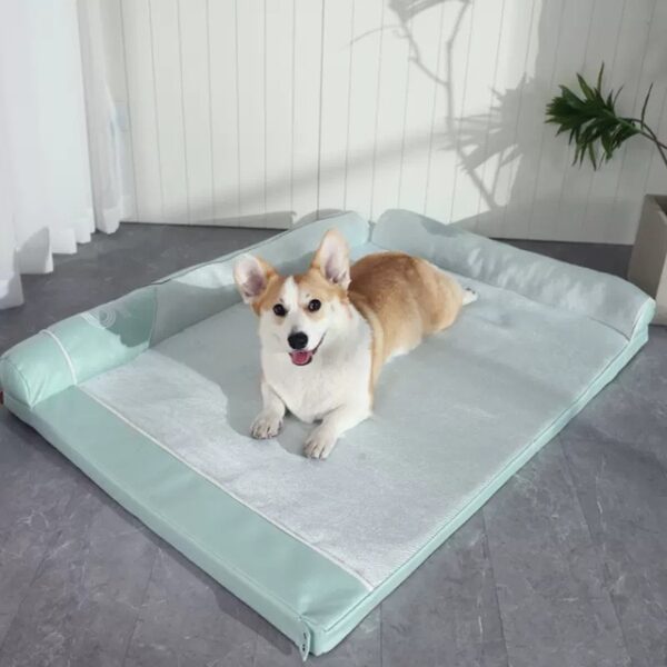 large summer orthopedic foam cooling pet bed 6