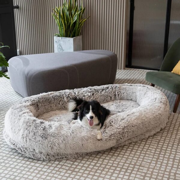 luxury super large sleep deeper human dog bed 10