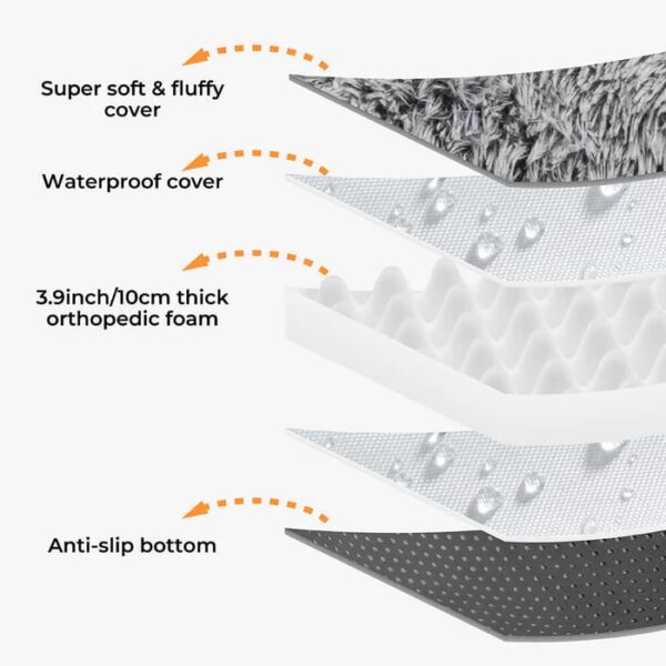 luxury super large sleep deeper human dog bed 9