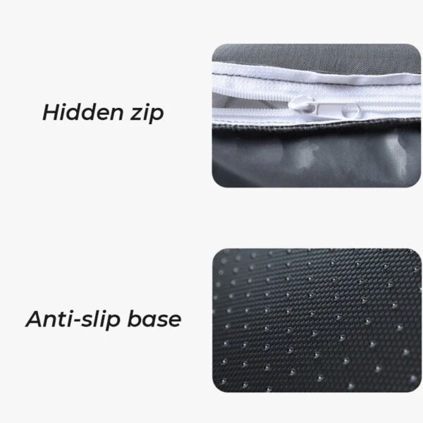 oxford fabric dog front car seat bed 3