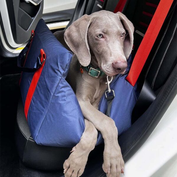 oxford fabric dog front car seat bed 7