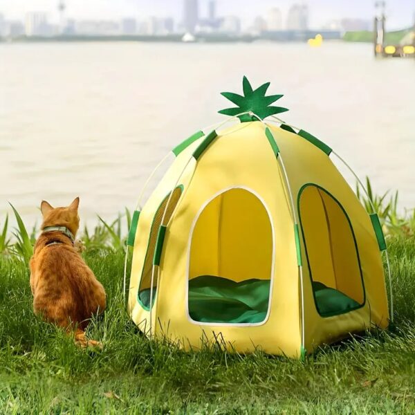 portable pineapple shape pet tent 10