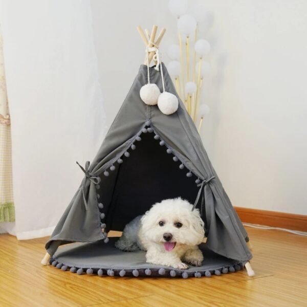 portable removable pet tent with cushion 1