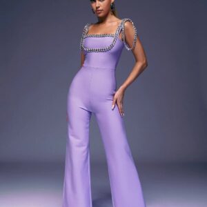 rainey crystal bandage jumpsuit 1 rainey crystal bandage jumpsuit 1