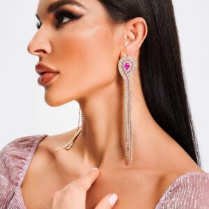 rosy diamante earrings 1