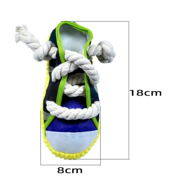 shoe shape chew squeaky dog toy 3