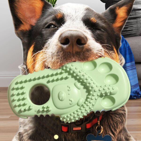slipper shape dog chew toy 3