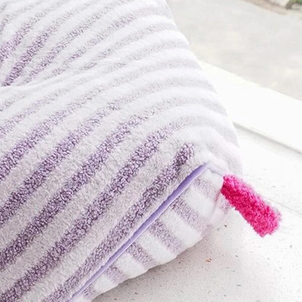 striped furry pet sofa cat soft bed 102