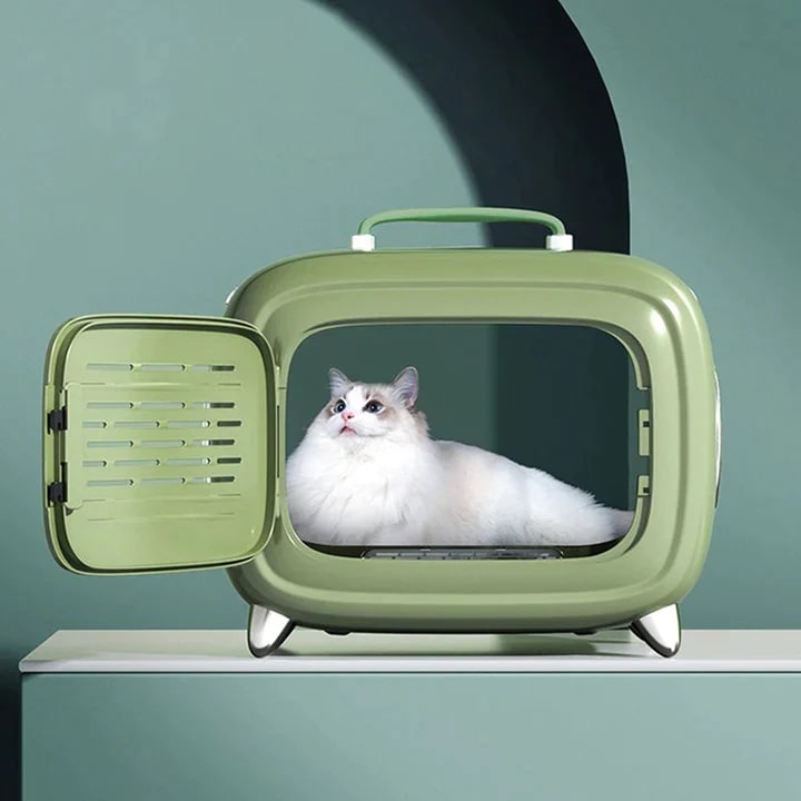 tv shape capsule cat carrier 1