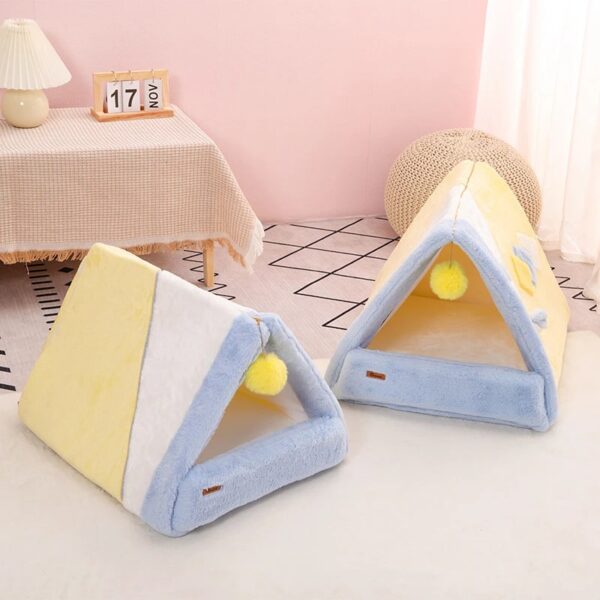 triangle shape foldable pet house 2