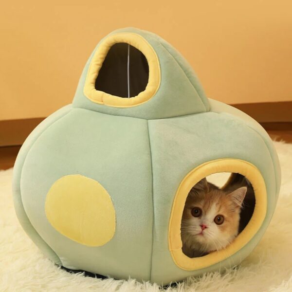 ufo shape funny cat tunnel cat house bed 3