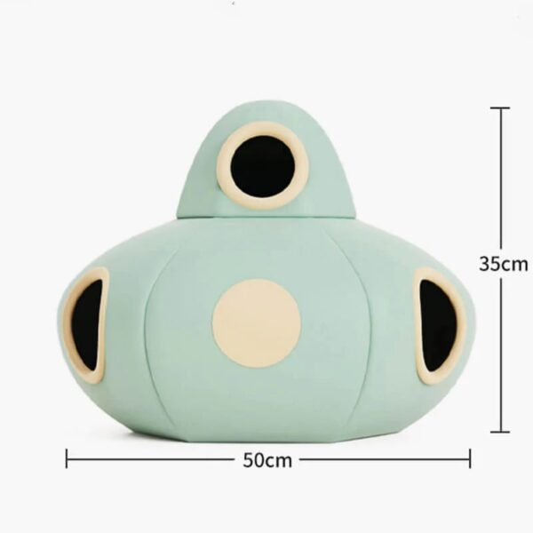 ufo shape funny cat tunnel cat house bed 4