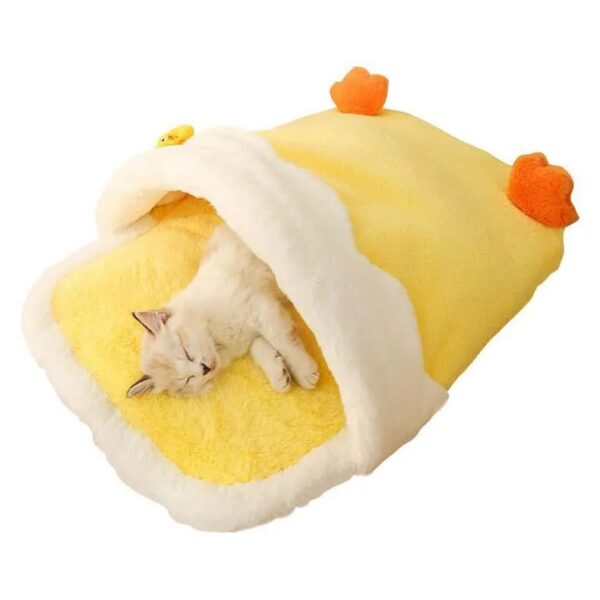 adorable yellow duck sleeping bag pet bed 9