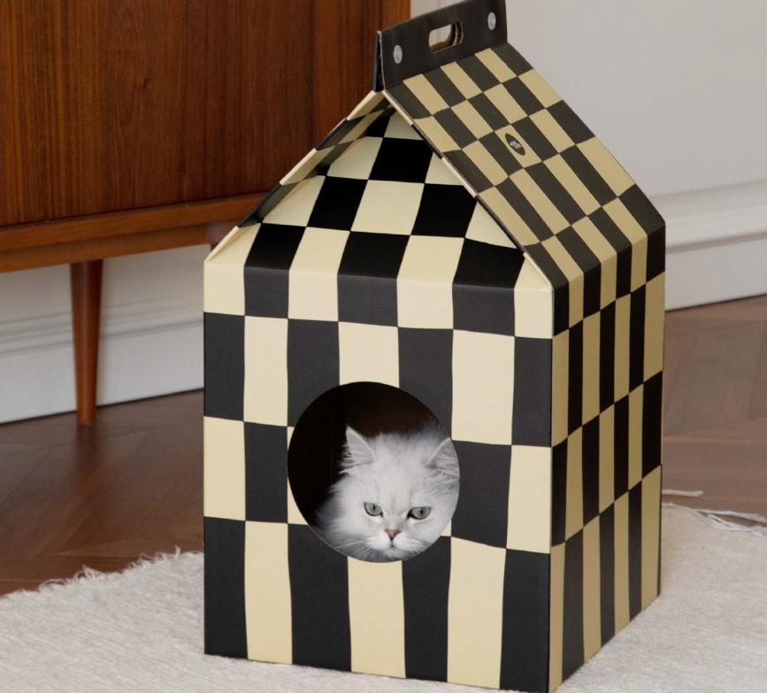 Corrugated Cardboard Cat House Dzordz Shop