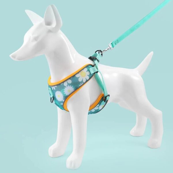 dog breathable harness no pull dog walk set 1