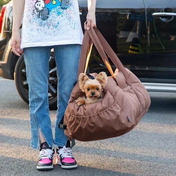 fashion waterproof carrier bag safety dog car seat bed 9